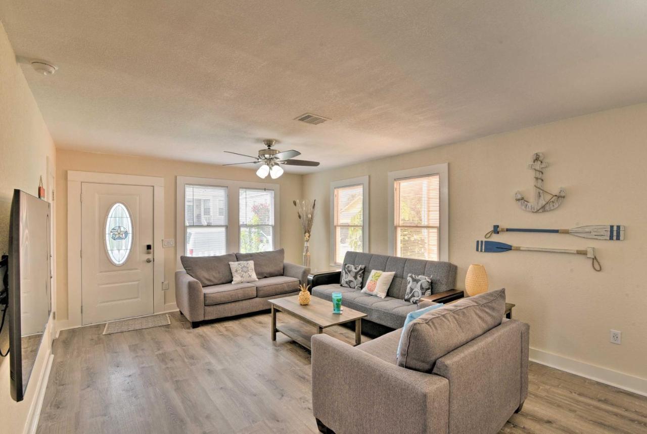 Bright Galveston Bungalow Half Mi To Pleasure Pier מראה חיצוני תמונה
