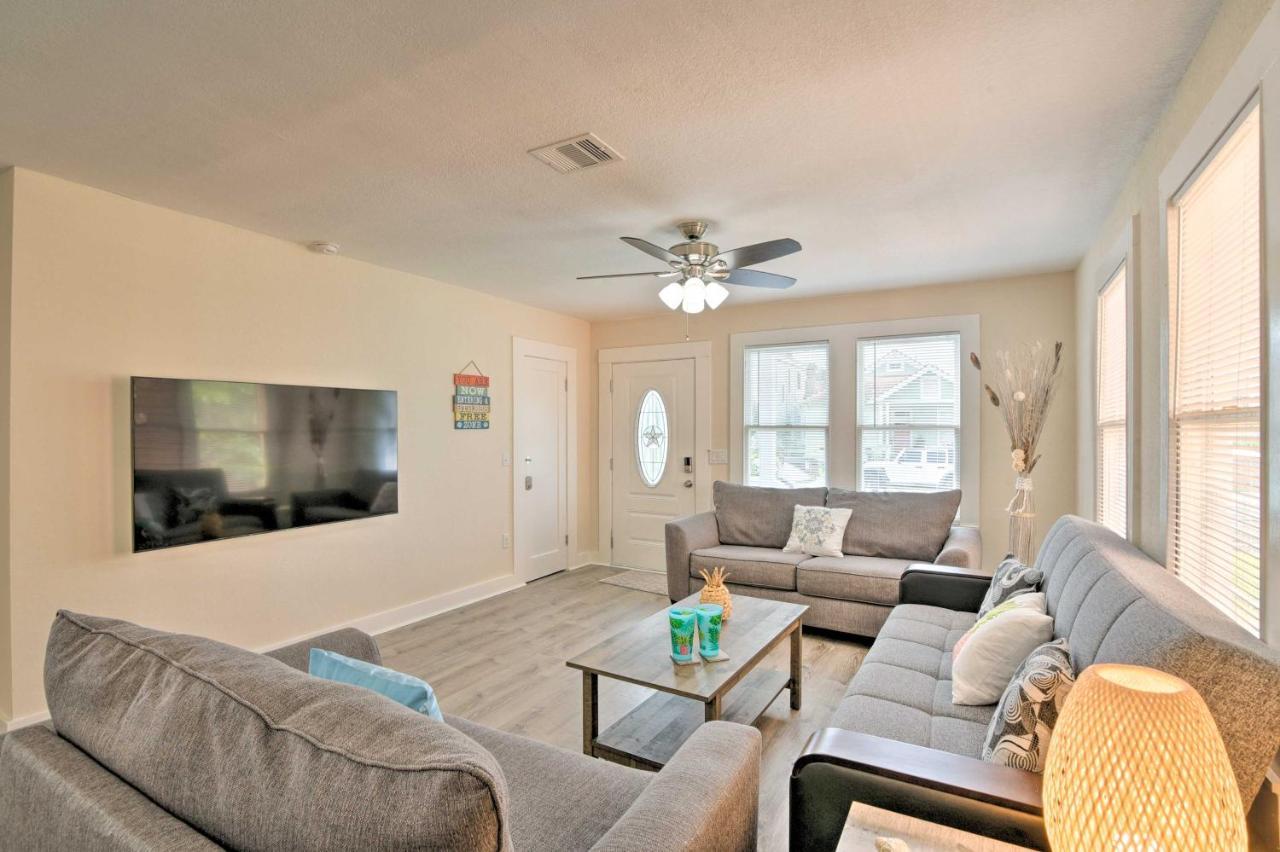 Bright Galveston Bungalow Half Mi To Pleasure Pier מראה חיצוני תמונה