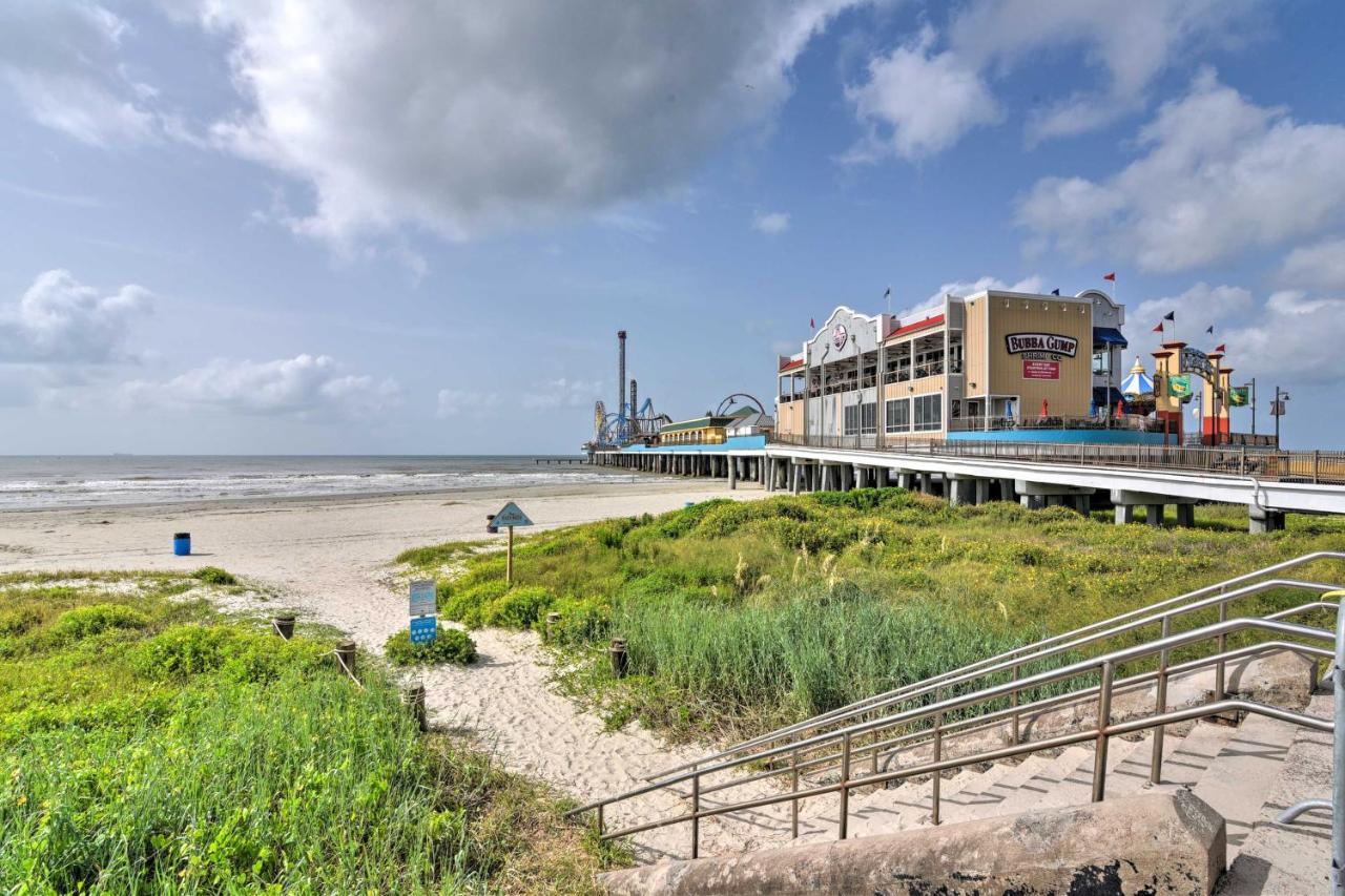 Bright Galveston Bungalow Half Mi To Pleasure Pier מראה חיצוני תמונה