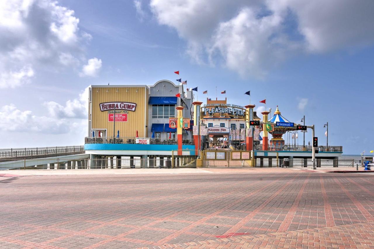 Bright Galveston Bungalow Half Mi To Pleasure Pier מראה חיצוני תמונה